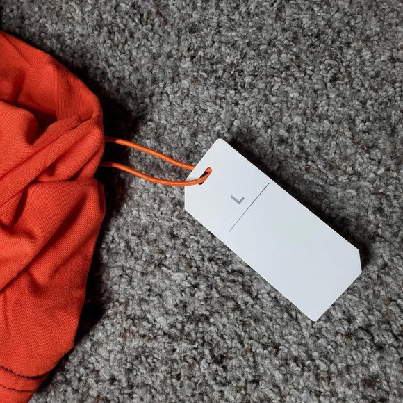 NWT Brooklyn Standard Men's Orange and Gray Short Sleeve Shirt Size Large - Picture 4 of 10